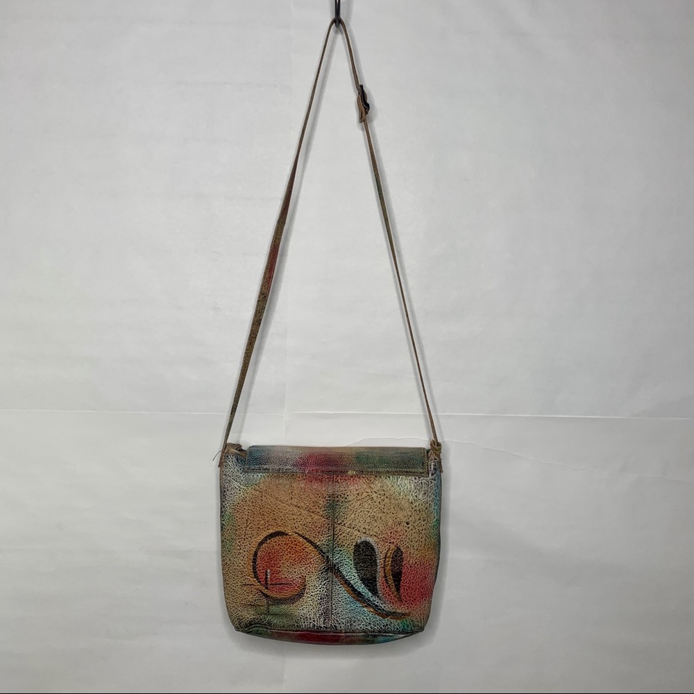 Vintage Hand painted Crossbody Shoulderbag - Picture 5 of 9